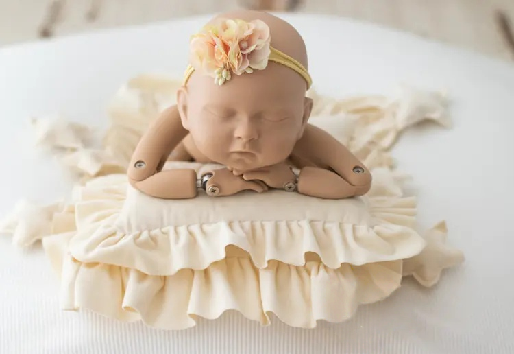 Baby Posing Mattress Pillow Set - Newborn Photography Props - Image 2